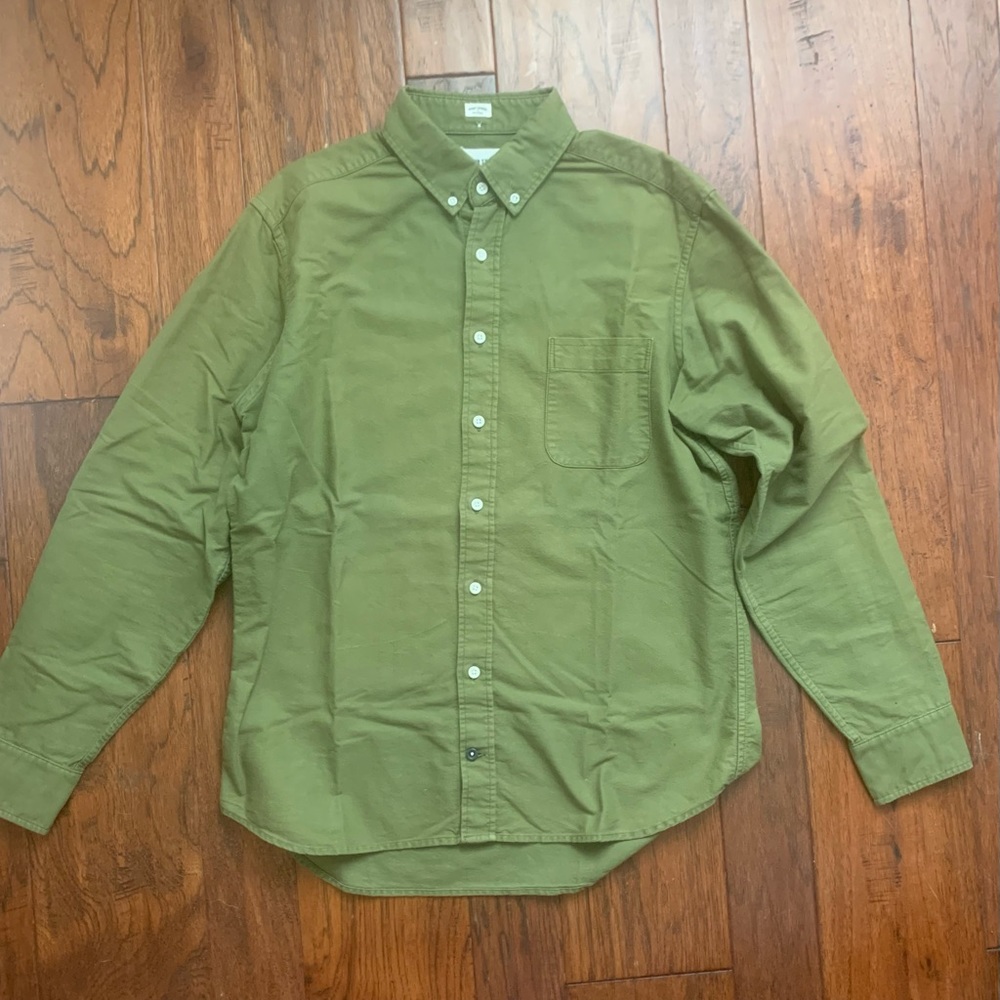Taylor Stitch Jack Green Oxford 42